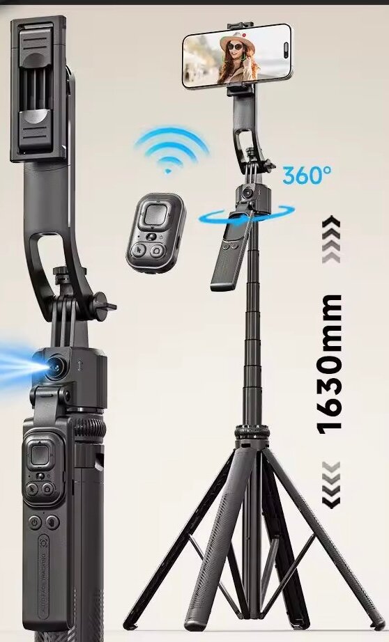 Trépied Selfie Bluetooth 163cm