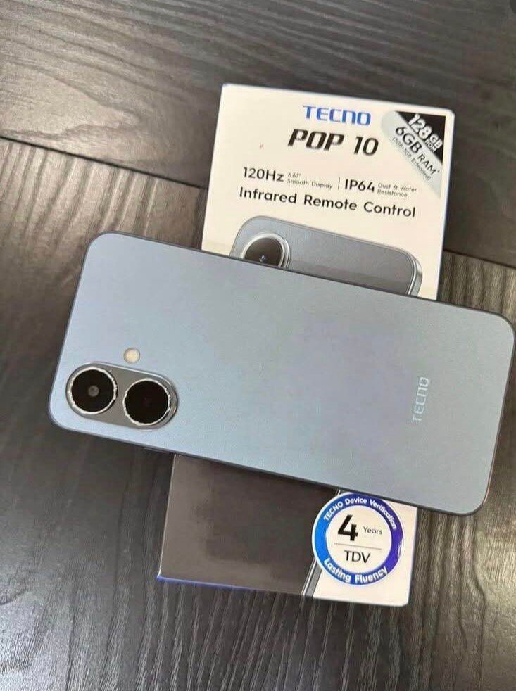 Tecno Pop 10 Smartphone 6GB RAM 64GB ROM
