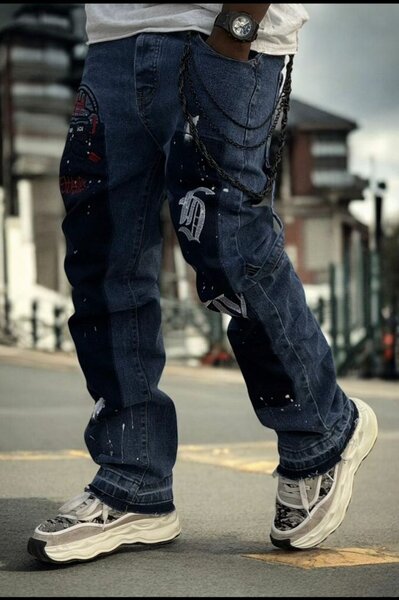 Jean streetwear décontracté