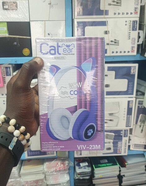 Casque sans fil oreilles de chat