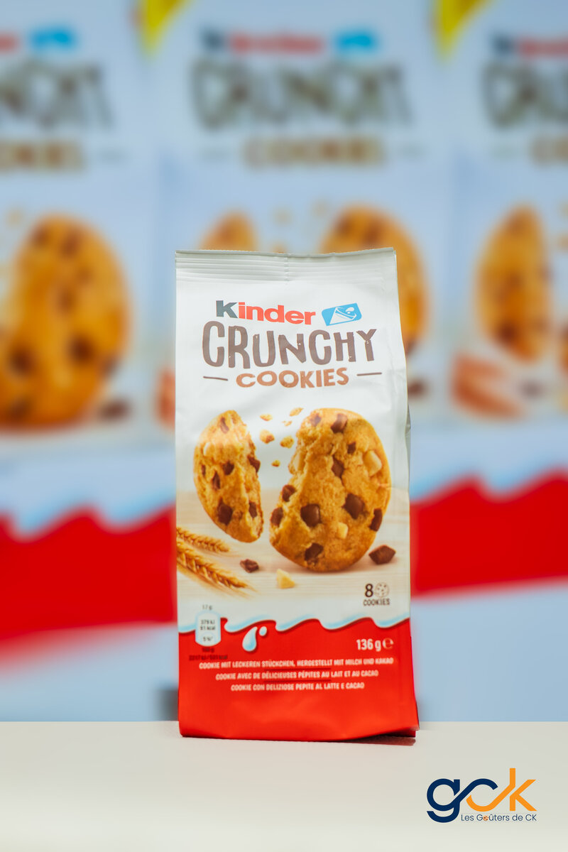 Kinder Crunchy cookies