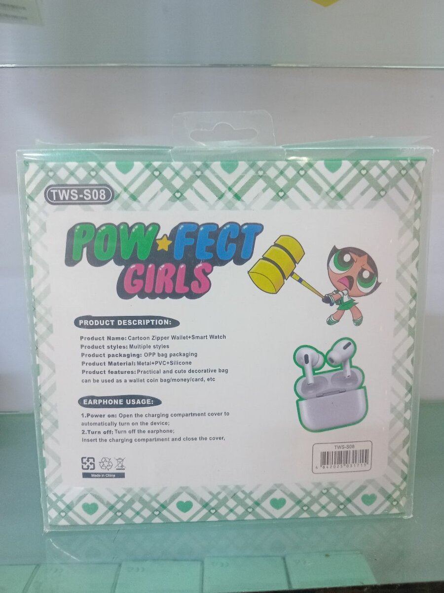 Ensemble montre et écouteurs Power Girls