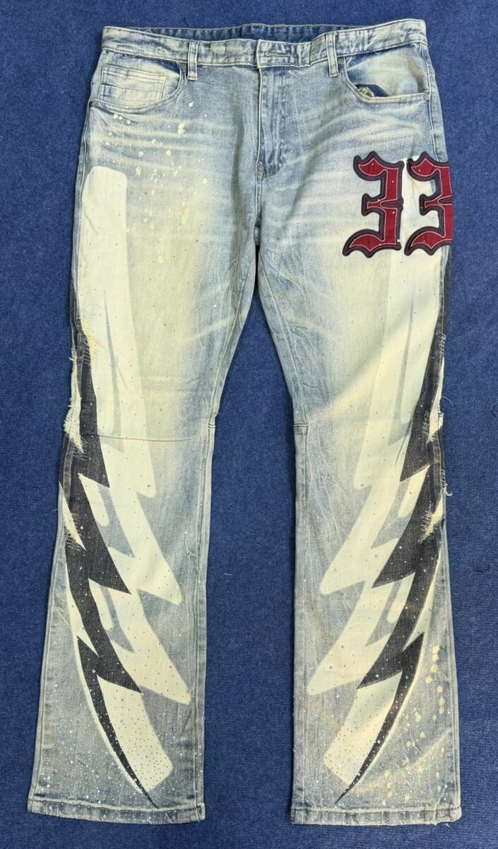 Jean déchiré et personnalisé pour homme