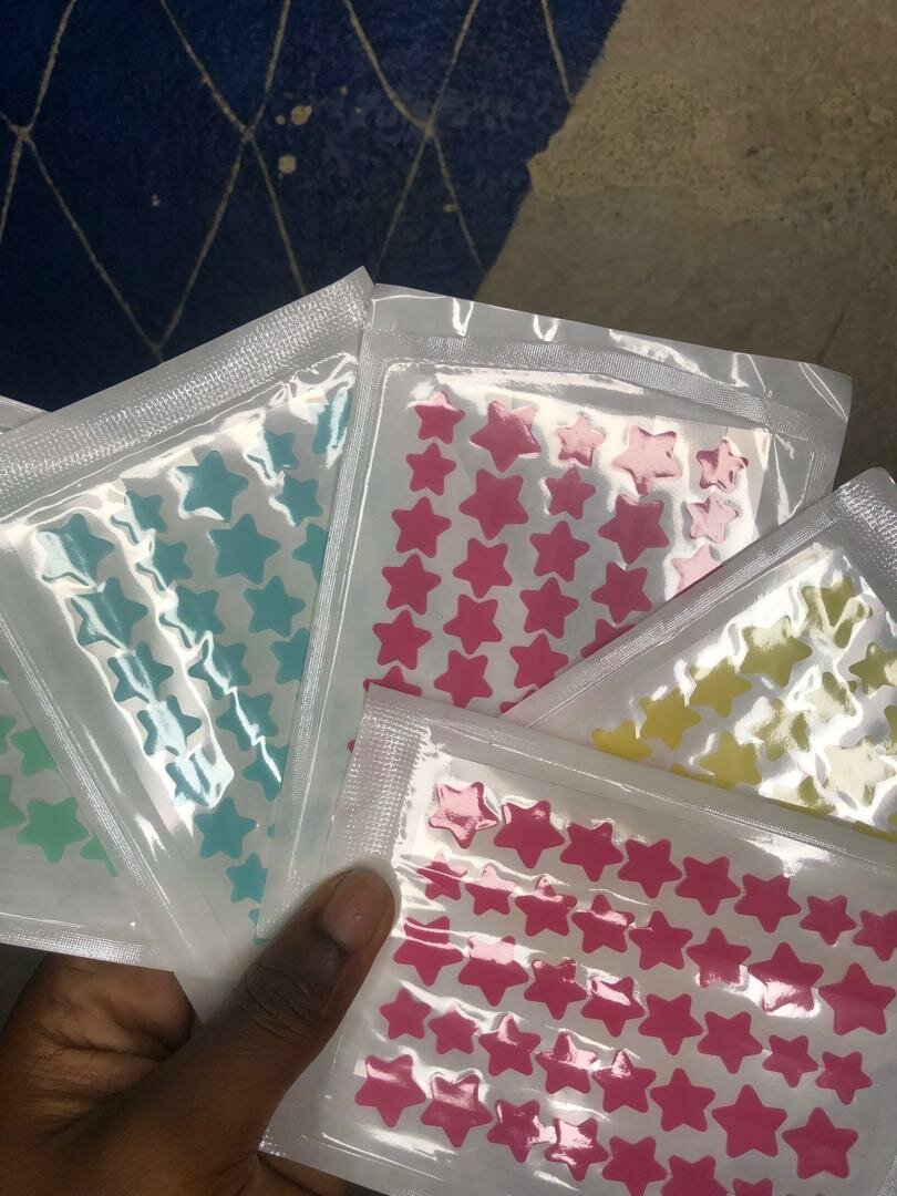 Autocollants Étoiles Colorées