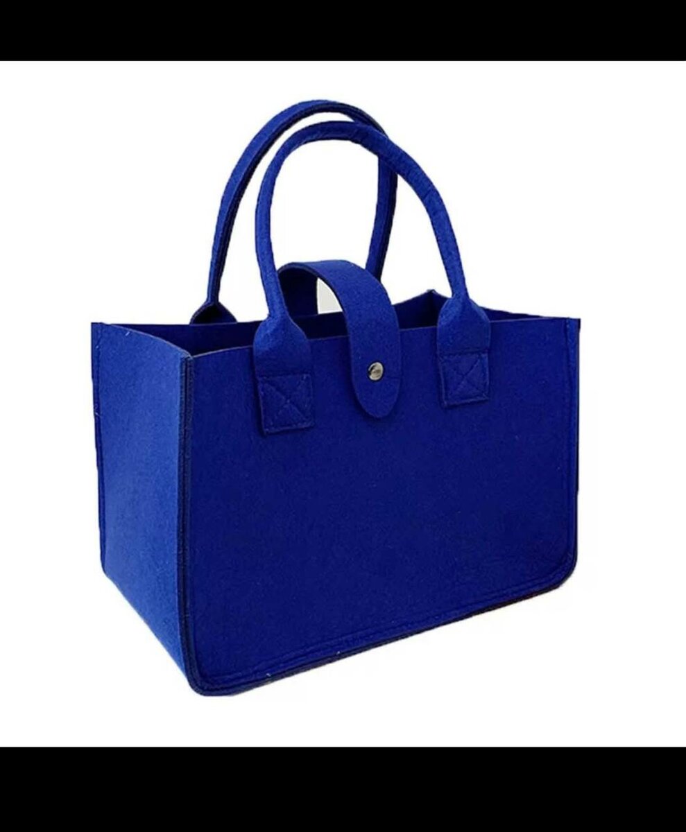 Sac fourre-tout bleu élégant