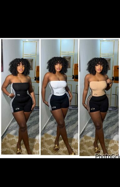 Ensemble sportif noir pour femme