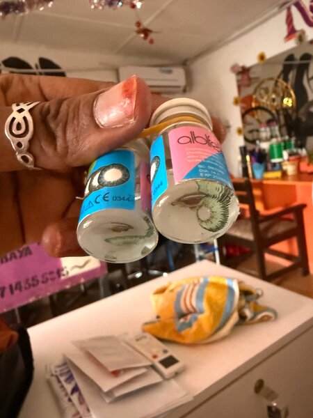 Lentilles de contact colorées