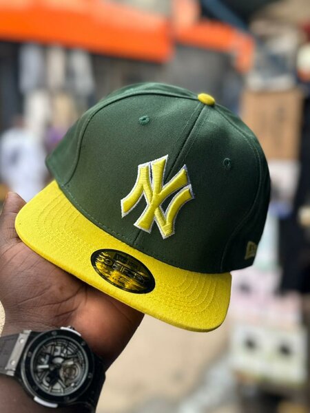 Casquette Snapback Vert Jaune