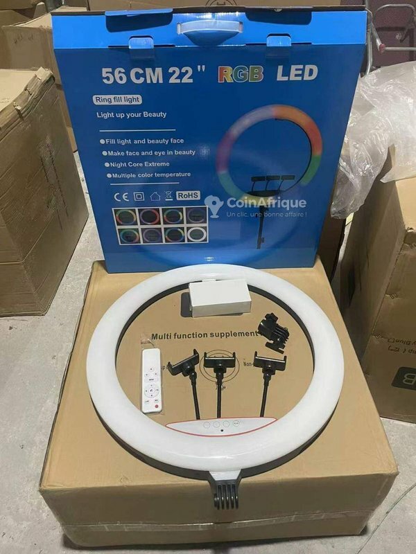 Lumière Anneau LED RGB 56CM