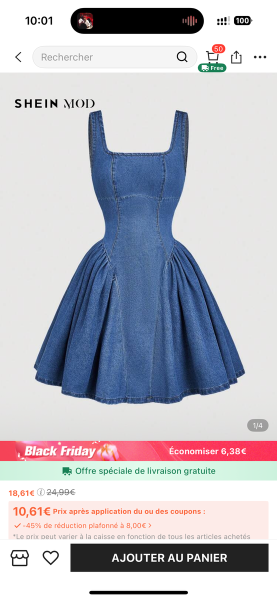 Robe longue à dos nu chic