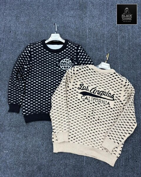 Sweater homme motifs tendance