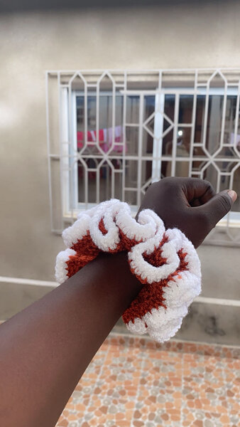 Chouchou fait main en laine