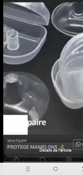 Protège-mamelons en silicone