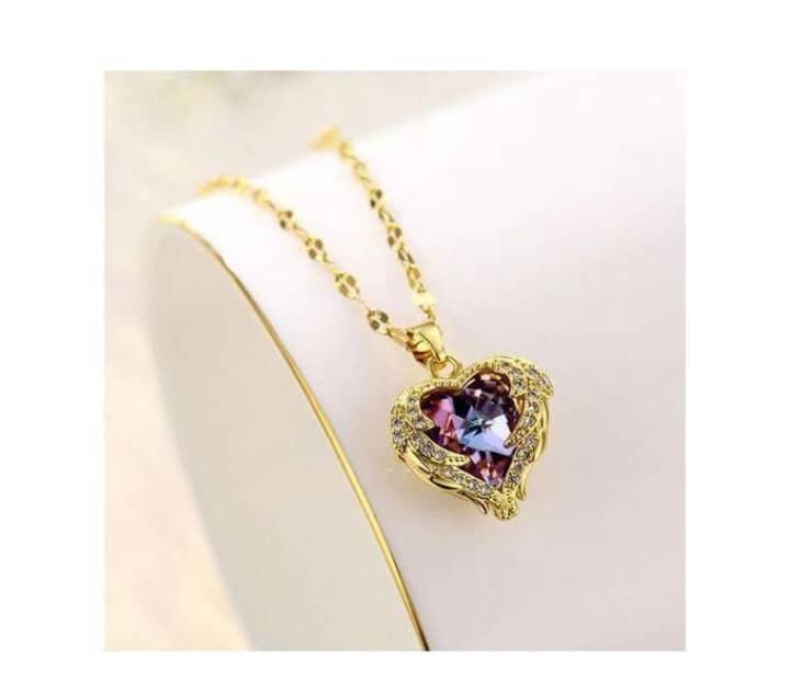 Collier cœur élégant