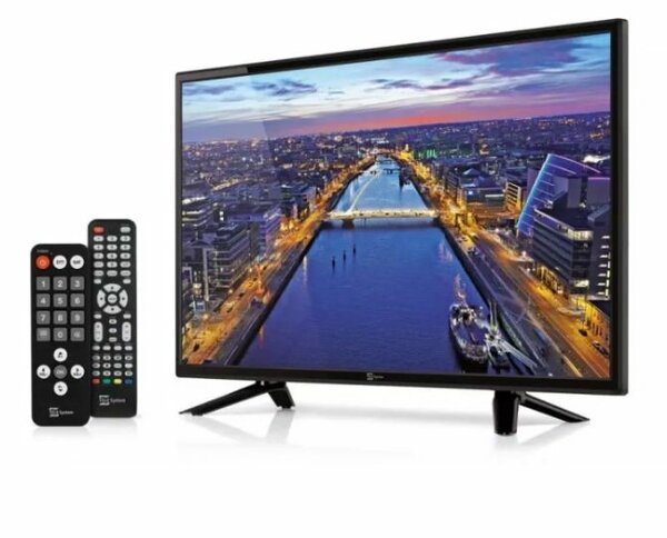 Téléviseur LED HD avec télécommande