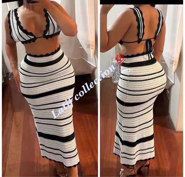 Ensemble crochet élégant