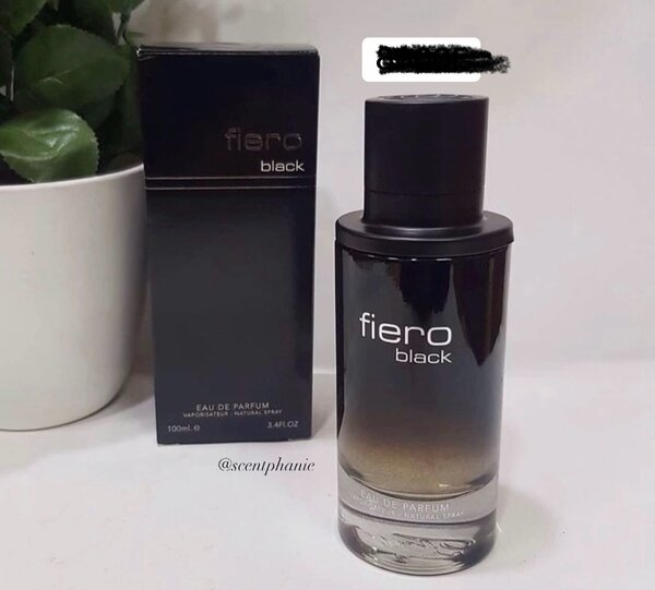 Parfum Fiero Black et bleu man
