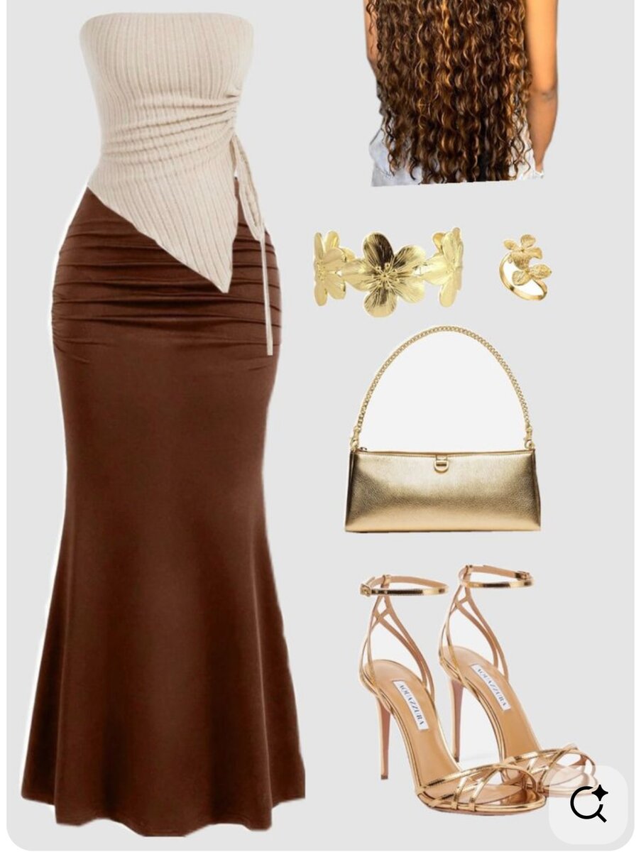 Robe asymétrique élégante