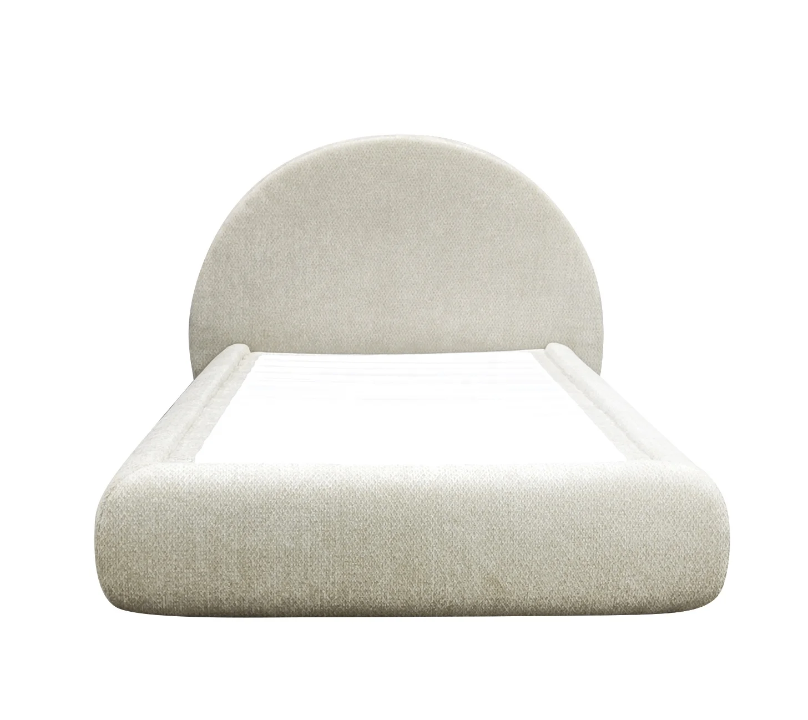 Lit design capitonné moderne