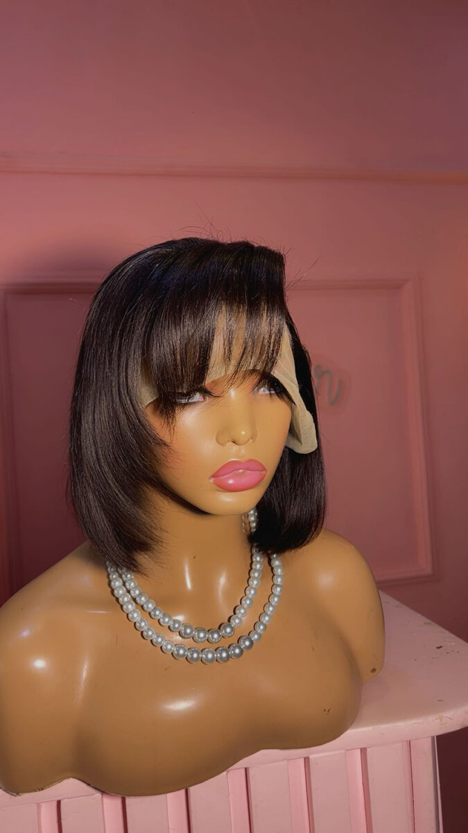 Perruque Bob Frange Naturelle