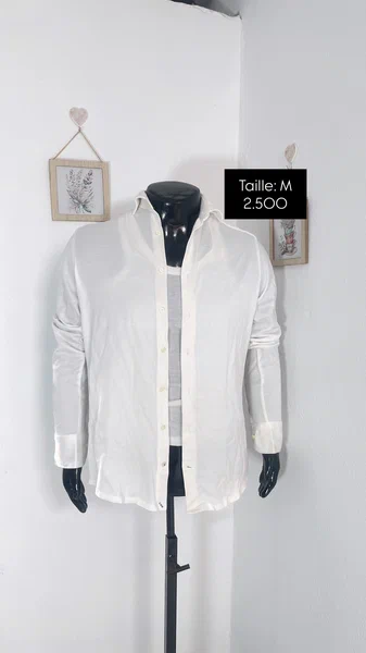 Chemise Blanche pour Hommes