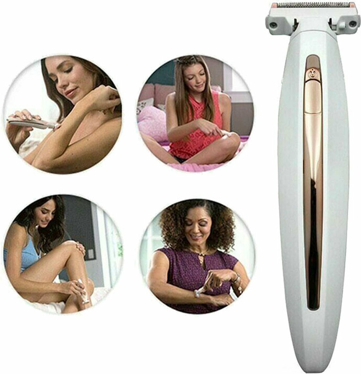 Épilateur sans douleur rechargeable