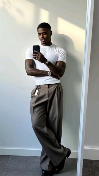 T-shirt basique pour hommes