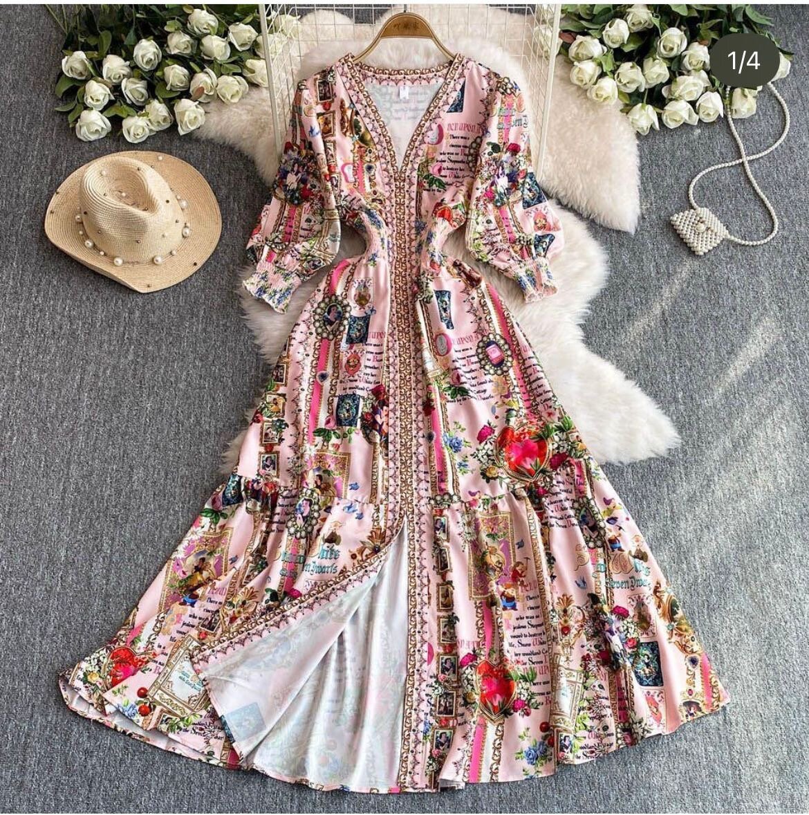 Robe longue bohème chic