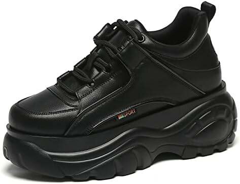 Chaussures Plateformes Noires Sport