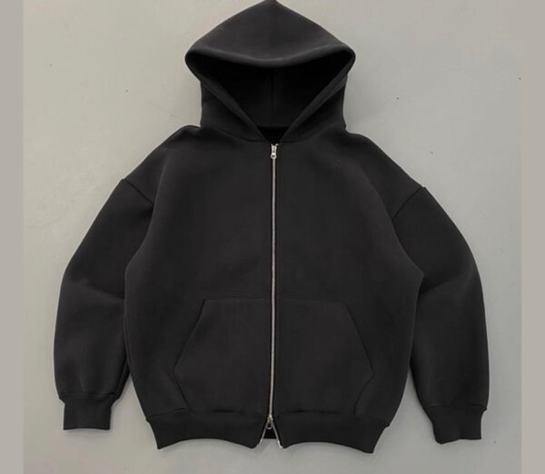 Veste à capuche zippée unisexe