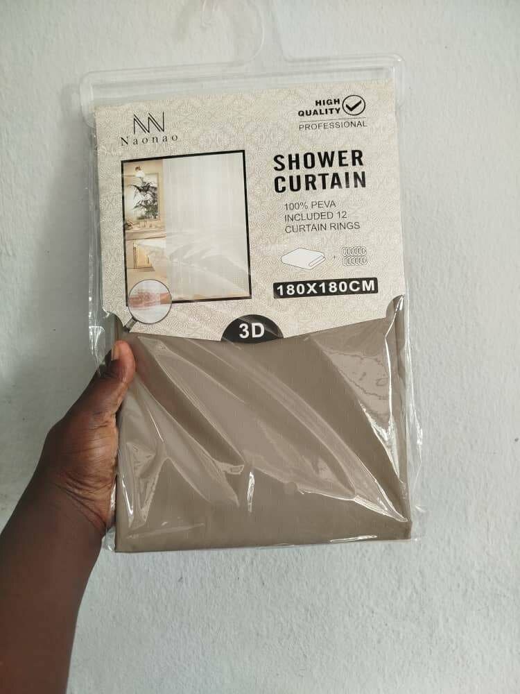 Rideau de Douche 3D PEVA 180x180