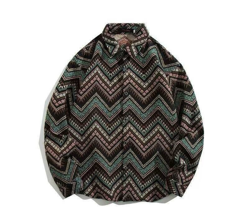 Chemise à motifs bohèmes