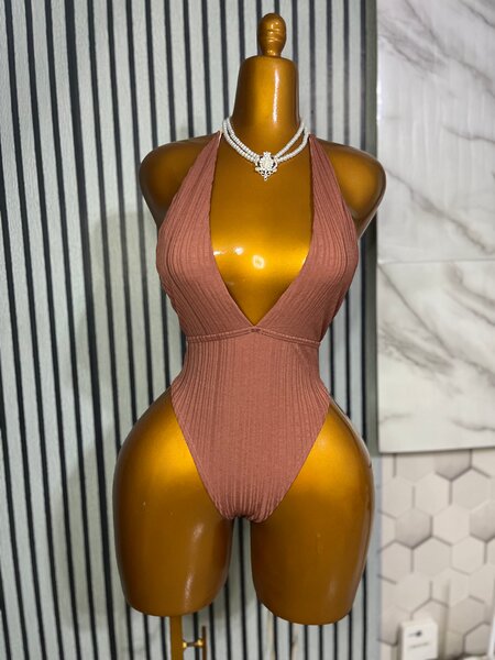 Maillot de bain échancré femme