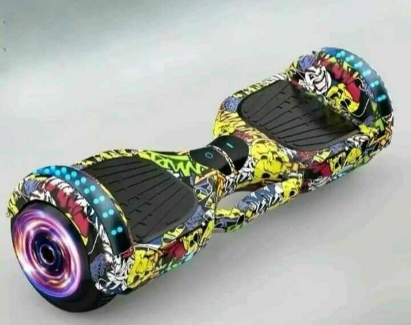 Hoverboard graffiti lumineux