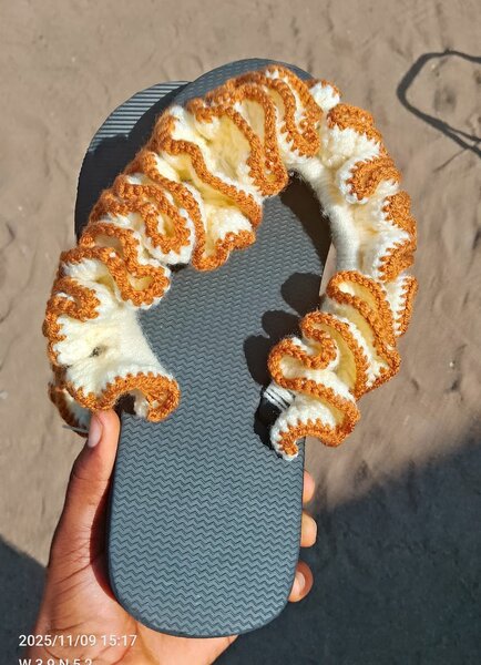 Sandale tricotée confortable