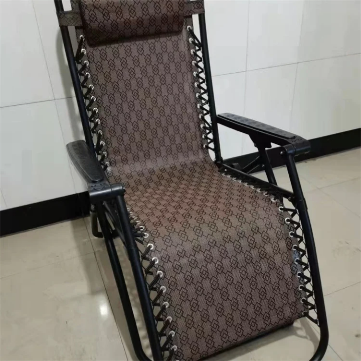 Chaise Longue Pliable en Métal