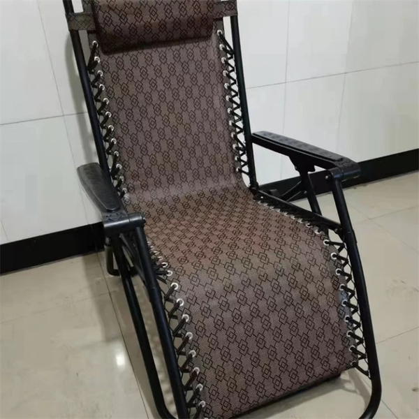 Chaise Longue Pliable en Métal