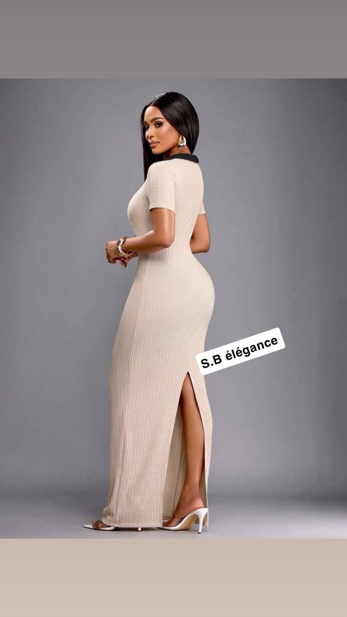 Robe longue élégante femme