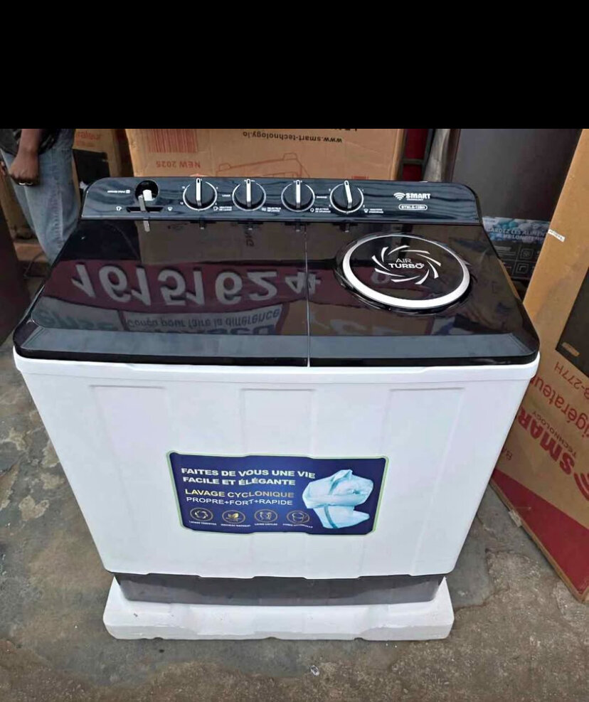 Lave-linge semi-automatique double cuve