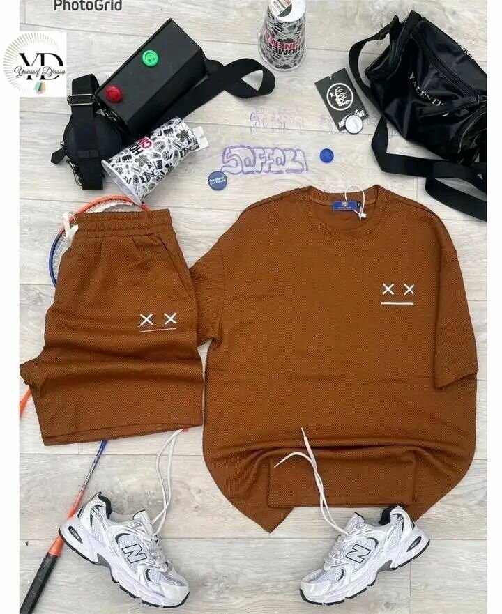 Ensemble décontracté marron