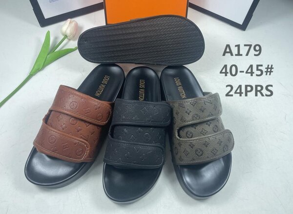 Sandales en cuir homme