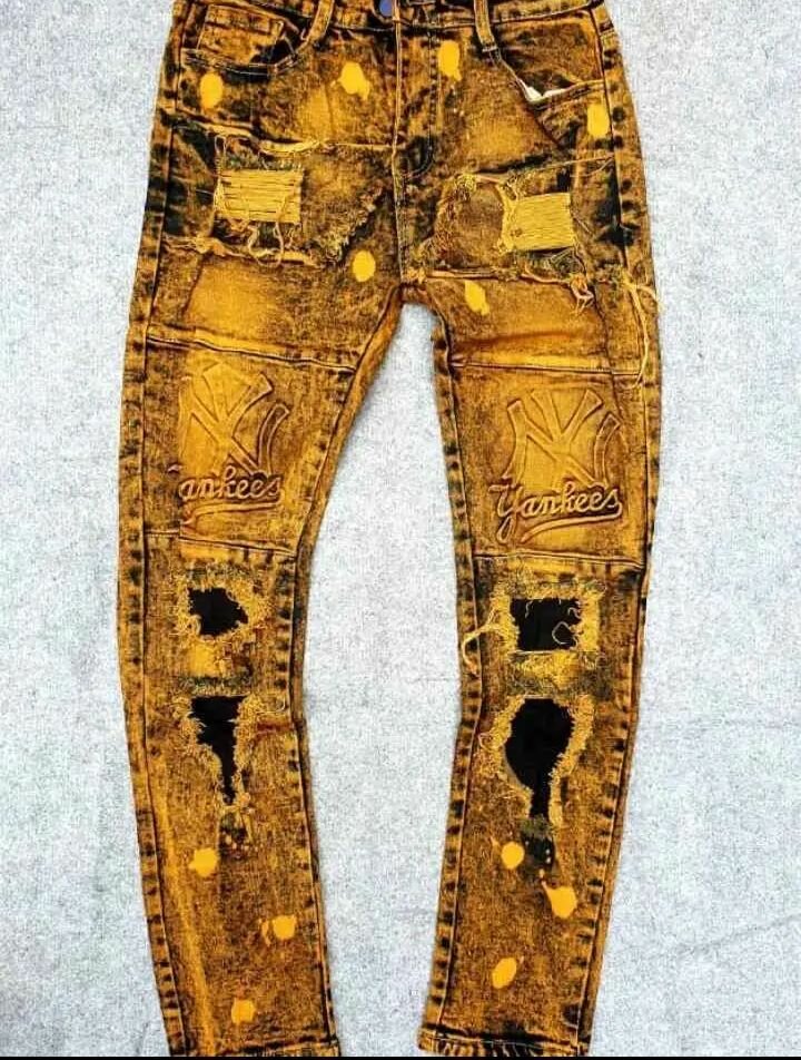 Jeans tendance déchirés