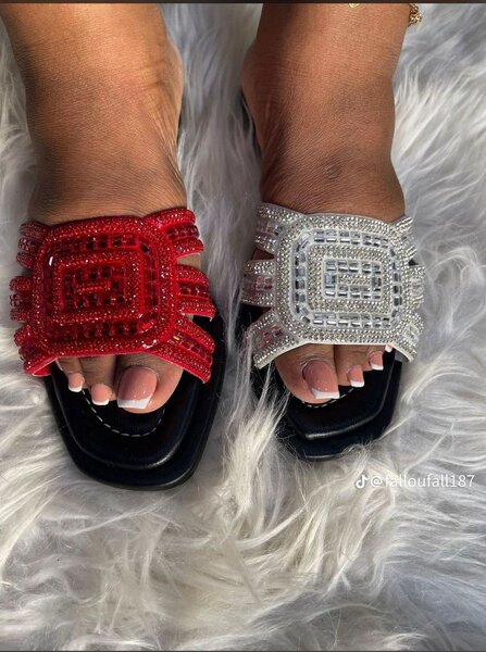 Sandales Strass Éclatantes