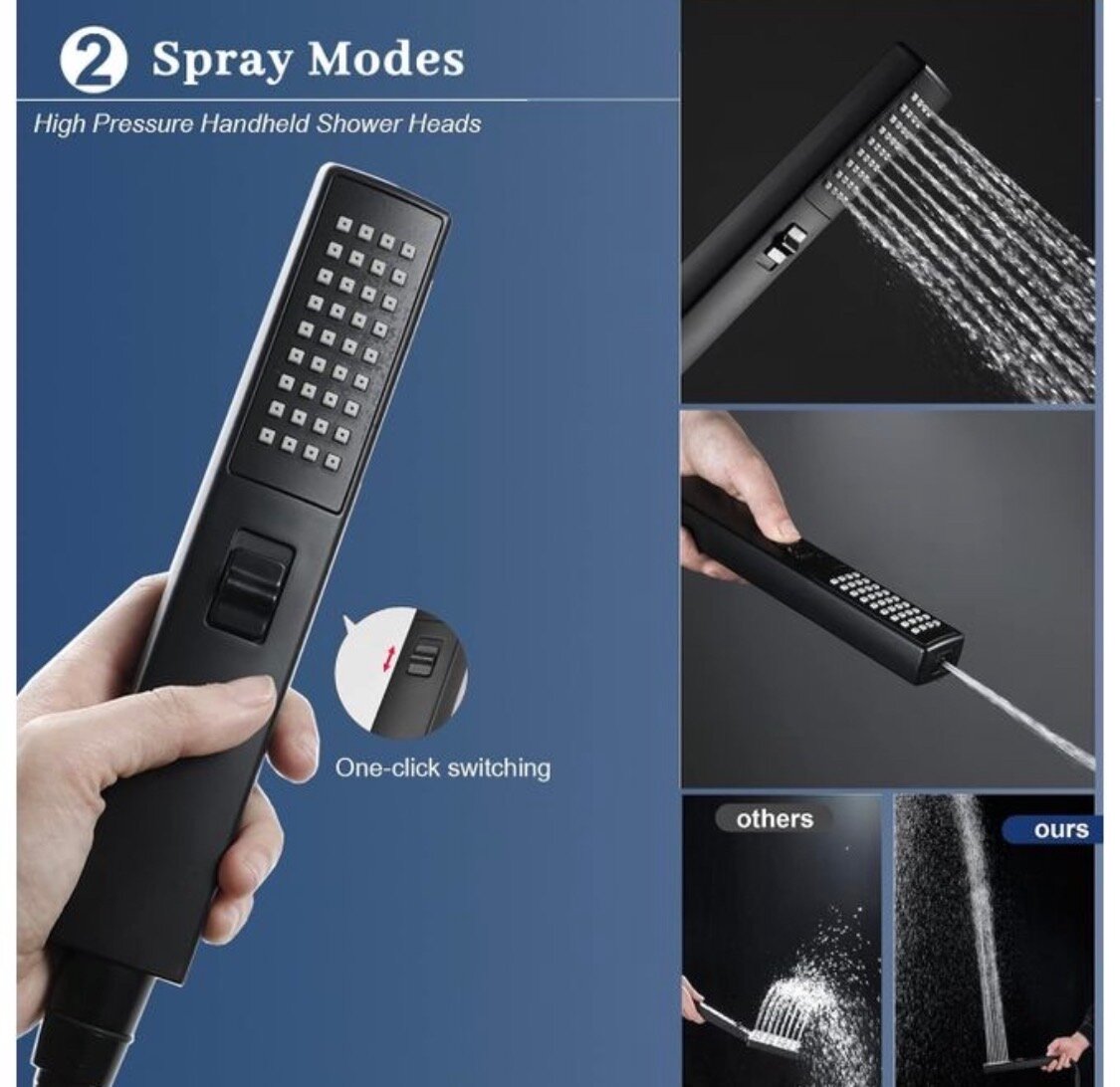 Tête de douche haute pression