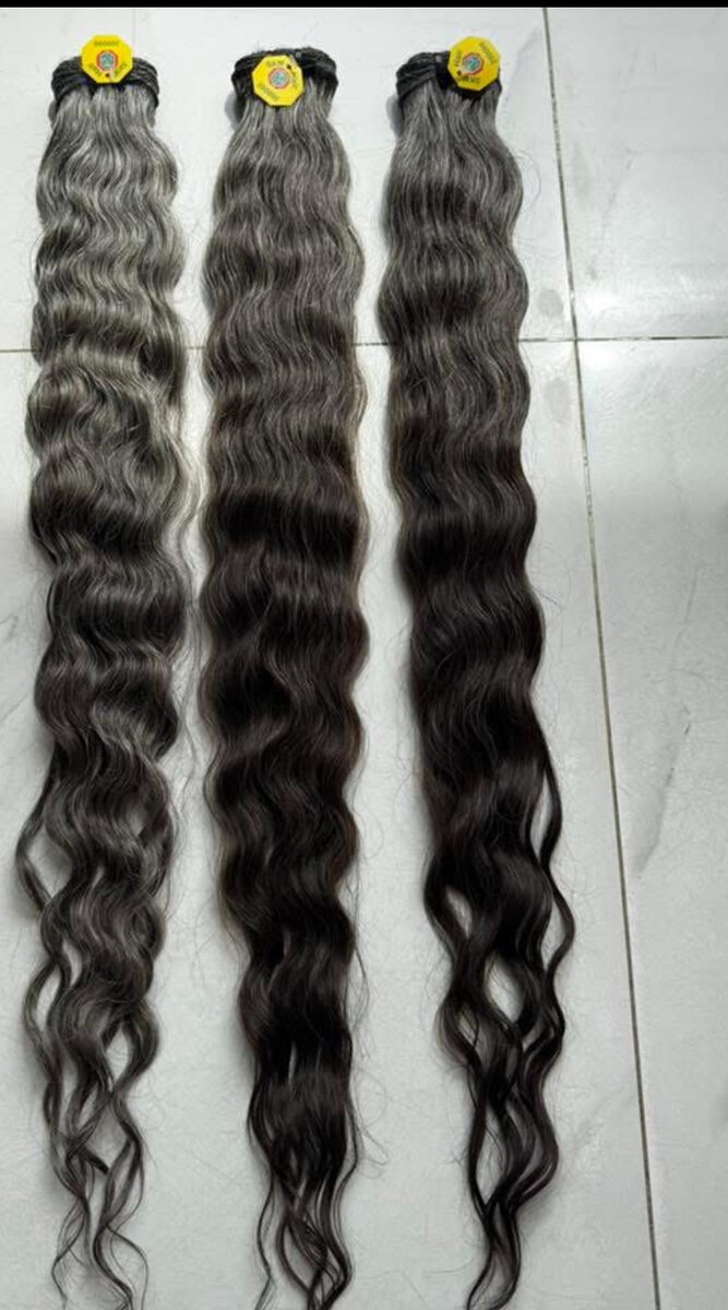 cheveux  indienne ondulé