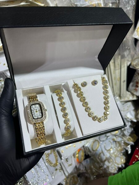 Ensemble Bijoux Or Luxueux