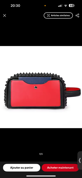 Trousse de toilette chic à clous