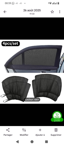 Pare-soleil voiture 4pcs