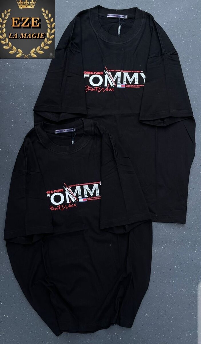 Lot de T-shirts Oversize Design