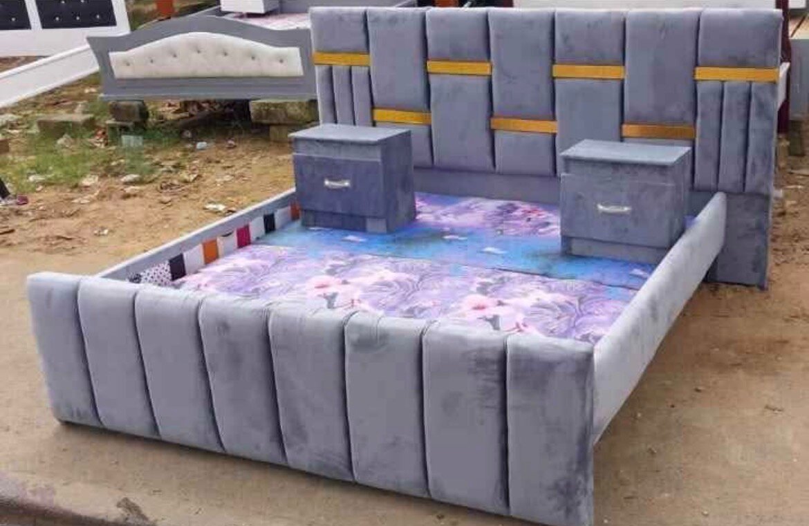 Lits Design en Velours Élégant